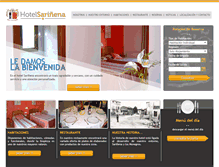 Tablet Screenshot of hotelsarinena.com